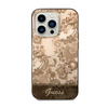 Guess Porcelain Collection - Etui iPhone 14 Pro (ochre) (GUHCP14LHGPLHC)