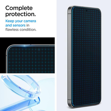 Spigen GLAS.TR EZ FIT 2-Pack - Szkło hartowane do Samsung Galaxy A56 5G / S24 FE (2 sztuki) (AGL08729)