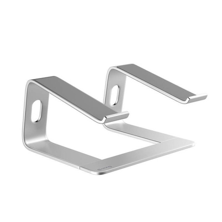 Crong AluBench – Aluminiowa podstawka do laptopa (srebrny) (CRG-ALUBN-SLV)