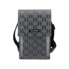 Karl Lagerfeld Saffiano Mongram Plaque - Torba na smartfona i akcesoria (srebrny) (KLWBSAMSMG)