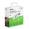 Belkin Ładowarka magnetyczna, Qi2 15W, rozkładana, zasilacz 20W, biała (WIA011KQWH)
