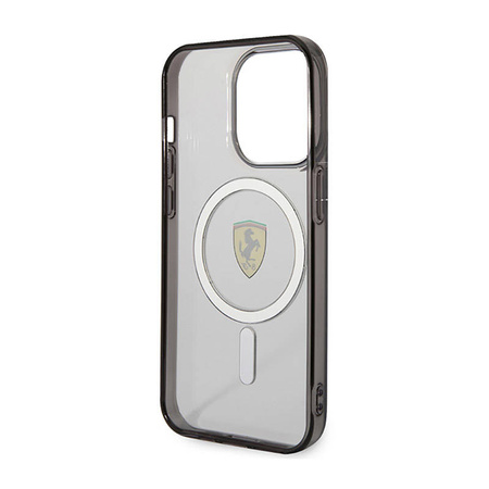 Ferrari Outline Magsafe - Etui iPhone 14 Pro (Przezroczysty) (FEHMP14LURKT)