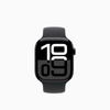 Apple Watch Series 10 GPS 46mm Koperta z aluminium w kolorze onyksu, pasek sportowy w kolorze czarnym - M/L (MWWQ3ET/A)