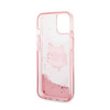 Karl Lagerfeld Liquid Glitter NFT Choupette Head - Etui iPhone 14 Plus (różowy) (KLHCP14MLNCHCP)