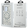 Karl Lagerfeld IML Karl Script Pattern MagSafe - Etui iPhone 16 Pro Max (biały) (KLHMP16XHMSPUSH)