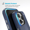 Speck Presidio2 Grip ClickLock & MagSafe - Etui iPhone 16 Pro Max (Coastal Blue / Dust Grey / White) (150725-3206)