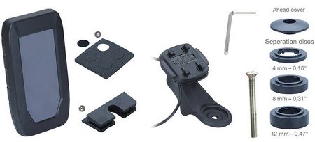 iGrip Universal Biker Stem Splashbox - Uniwersalny uchwyt rowerowy do smartfonów (T5-25502)
