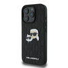 Karl Lagerfeld Monogram Karl & Choupette Head Pin - Etui iPhone 16 Pro (czarny) (KLHCP16LPGKLKCPK)