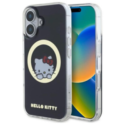 Hello Kitty IML Sweet Kitty MagSafe - Etui iPhone 16 (czarny) (HKHMP16SHSWKK)