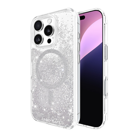 Case-Mate Waterfall MagSafe - Etui iPhone 16 Pro (Silver) (CM054602)
