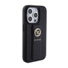 Guess Grip Stand 4G Saffiano Strass Logo - Etui iPhone 15 Pro Max (czarny) (GUHCP15XPGSSADK)