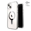 Speck Presidio Perfect-Clear ClickLock & Magsafe - Etui iPhone 15 Plus / iPhone 14 Plus (Clear / Chrome Finish / Serene Silver) (150457-3199)