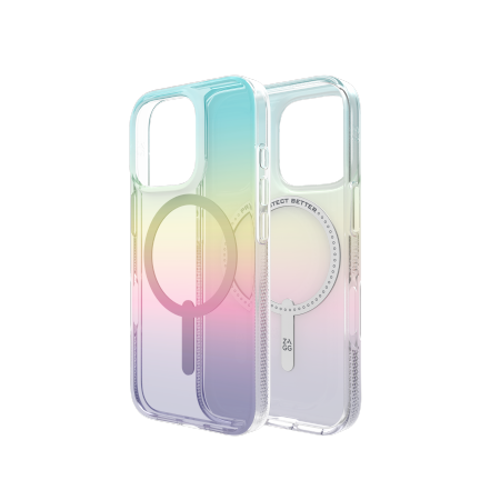 ZAGG Milan Snap - obudowa ochronna do iPhone 16 Pro kompatybilna z MagSafe (iridescent) (702315112)