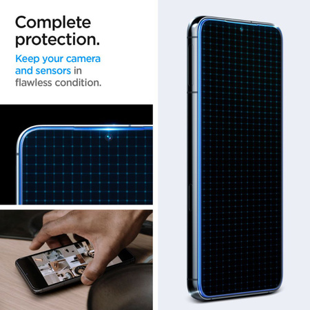 Spigen Glas.TR EZ Fit 2-Pack - Szkło hartowane 2 szt. do Samsung Galaxy S23+ (AGL05952)