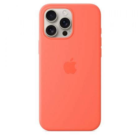 Apple Silikonowe etui z MagSafe do iPhone’a 16 Pro Max – mandarynkowe (MDGX4ZM/A)