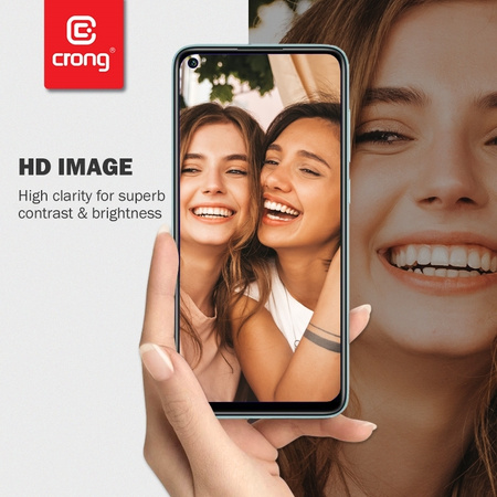Crong 7D Nano Flexible Glass – Niepękające szkło hybrydowe 9H na cały ekran Xiaomi Mi 11 Lite 5G (CRG-7DNANO-XMI11L)