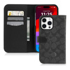 Coach Folio Signature C Case - Etui 2w1 z klapką iPhone 15 Pro (Charcoal) (CH052704)