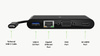 Belkin przejściówka Multiport M/F USB-C / HDMI, VGA, USB-A, Ethernet - czarny (AVC005BTBK)