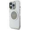 Guess IML Metal Colored Circle Classic Logo MagSafe - Etui do iPhone 16 Pro Max (szary) (GUHMP16XHTDRCEDG)
