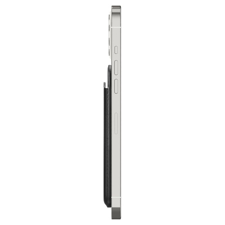 Spigen Valentinus Pro MagSafe - Portfel magnetyczny (Black) (AFA09442)