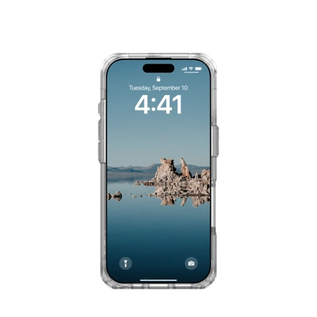 UAG Plyo Magsafe - obudowa ochronna do iPhone'a 16 Pro kompatybilna z MagSafe przeźroczysta/srebrna (114480114333)