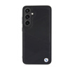 BMW Signature Leather Crossing Lines Pattern - Etui Samsung Galaxy S24+ (czarny) (BMHCS24M23RCGPK)
