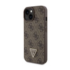 Guess Crossbody 4G Metal Logo - Etui iPhone 15 Plus (brązowy) (GUHCP15MP4TDSCPW)