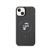 Karl Lagerfeld Karl & Choupette Glitter Magsafe - Etui iPhone 15 (czarny) (KLHMP15SHGKCNOK)