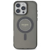 Guess IML Rhinestones MagSafe - Etui iPhone 16 Pro Max (czarny) (GUHMP16XPFTDTEK)