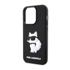 Karl Lagerfeld 3D Rubber NFT Choupette - Etui iPhone 14 Pro (Czarny) (KLHCP14L3DRKHNK)