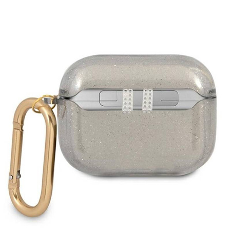 Guess Colored Glitter - Etui Airpods Pro (czarny) (GUAPUCG4GK)