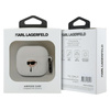Karl Lagerfeld 3D Silicone NFT - Etui AirPods 4 (biały) (KLA4RUNIKH)