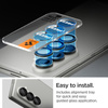 Spigen Optik Pro HD GLAS.TR EZ Fit Camera Protector 2-Pack - Szkło ochronne na obiektyw do Samsung Galaxy Z Fold 7 (2 szt)(Czarny) (AGL09581)