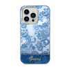 Guess Porcelain Collection - Etui iPhone 14 Pro Max (niebieski) (GUHCP14XHGPLHB)