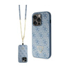 Guess Crossbody 4G Metal Logo - Etui iPhone 14 Pro Max (niebieski) (GUHCP14XP4TDSCPB)