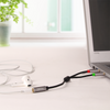 Unitek Kabel Przewód Przejściówka Adapter miniJack 3,5mm (F) - 2x 3,5mm (M) (Y-C957ABK)