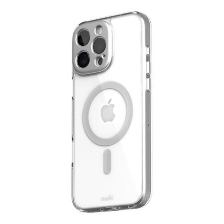 Moshi iGlaze MagSafe - Etui iPhone 16 Pro Max (Luna Silver) (99MO241014)