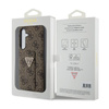 Guess Grip Stand 4G Triangle Strass Logo - Etui Samsung Galaxy S24 (brązowy) (GUHCS24SPGS4TDW)