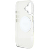 Guess IML Metal Colored Circle Classic Logo MagSafe - Etui do iPhone 16 (biały) (GUHMP16SHTDRCEDH)