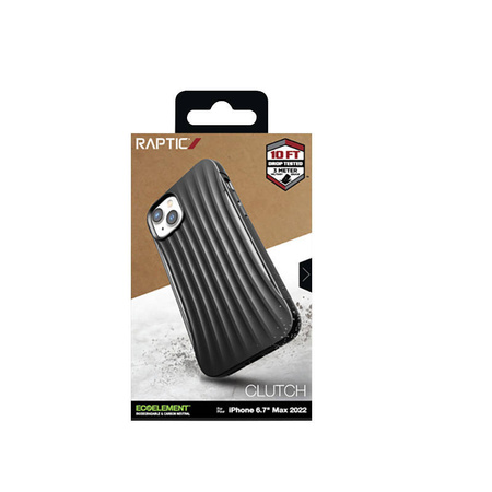 X-Doria Raptic Clutch - Biodegradowalne etui iPhone 14 Plus (Drop-Tested 3m) (Black) (494199)