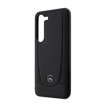 Mercedes Leather Urban Line - Etui Samsung Galaxy S23 FE (czarny) (MEHCS23FEARMBK)