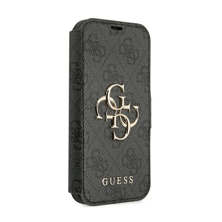 Guess Booktype 4G Big Metal Logo - Etui iPhone 13 Pro (szary) (GUBKP13L4GMGGR)