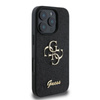 Guess Fixed Glitter Big 4G - Etui iPhone 16 Pro (czarny) (GUHCP16LHG4SGK)