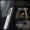 Spigen Ultra Hybrid - Etui do iPhone 15 Pro Max (Matte Black) (ACS06570)