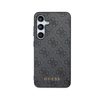 Guess 4G Metal Gold Logo - Etui Samsung Galaxy S24 (czarny) (GUHCS24SG4GFGR)