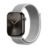 Crong Nylon - Pasek sportowy do Apple Watch 38/40/41/42 mm (Silver Grey) (CRG40NLBSHL)