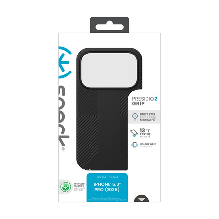 Speck Presidio2 Grip MagSafe - Etui iPhone 17 Pro (Black / Slate Grey / White) (150976-D143)