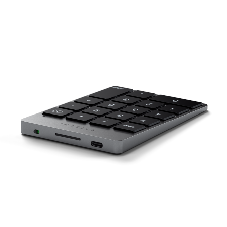 Satechi Slim Wireless Keypad - aluminiowa klawiatura numeryczna Bluetooth (space gray) (ST-KSALKPM)