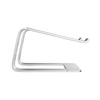 Crong AluBench – Aluminiowa podstawka do laptopa (srebrny) (CRG-ALUBN-SLV)