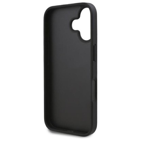 Karl Lagerfeld Cardslots Monogram - Etui iPhone 16 (czarny) (KLHCP16SPGKHPRPK)